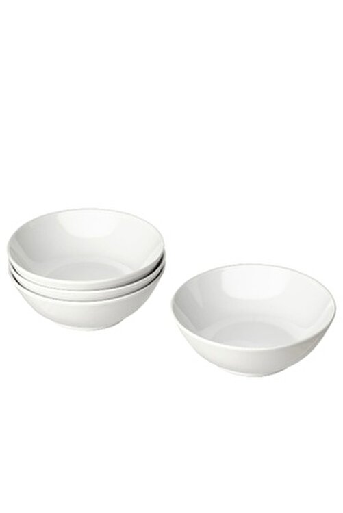 GODMIDDAG 4 ADET DERİN TABAK KASE 23 CM BEYAZ - IKEA