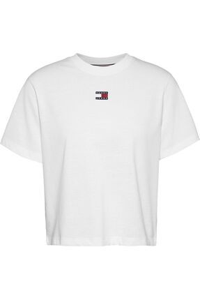 Tommy Jeans Kadin Boxy Fi?t Badge T-shirt