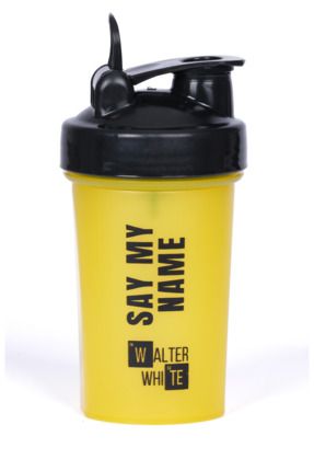 Protein Shaker,Karıştırıcı Shaker,Sporcu Shaker,Antreman Shaker 550 ML Sarı