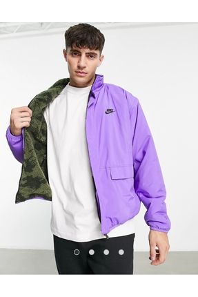 Nike sportswear reversible fleece jacket cheap