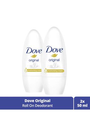 Kadın Roll On Deodorant Original 1/4 Nemlendirici Krem Etkili 50 ml X2 Adet