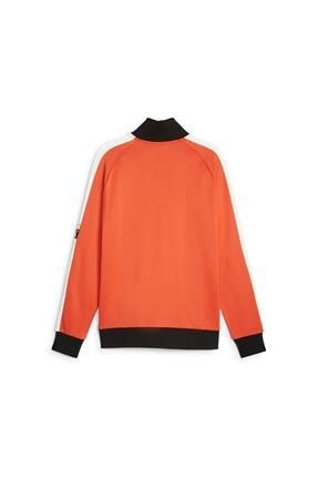 Puma orange track jacket sales