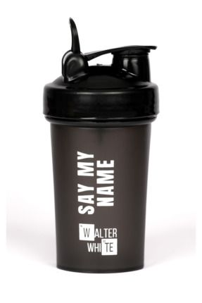 Protein Shaker,Karıştırıcı Shaker,Sporcu Shaker,Antreman Shaker Siyah 550 ML