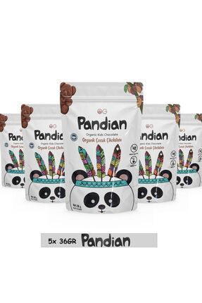 5'li Pandian Organik Çocuk Çikolatası 36 Gr