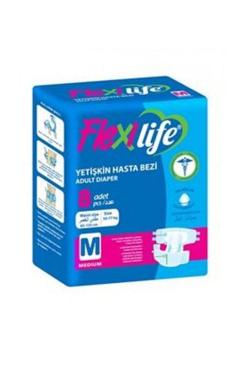 Flexi Life Flexilife Yetiskin Hasta Bezi Orta Medium Boy 8 Adet Fiyati Yorumlari Trendyol
