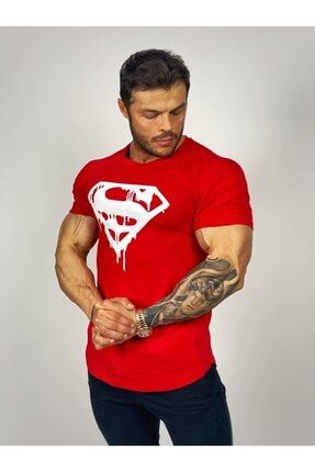 Superman t shirt fitness top