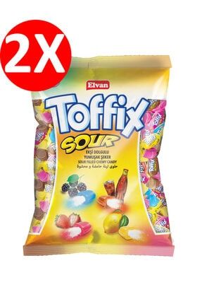 Toffix Sour Mix Şeker 300 Gr. 2 Li Paket T635