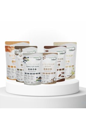 Rice Cream | Pirinç Kreması - 6 Farklı Aromalı Pirinç Unu Paketi 3KG