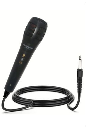 6.5mm 2 Metre Kablolu Dinamiık Fullsound Profosyonel El Mikrofonu cami Okul Youtuber Vokal Mikrofon