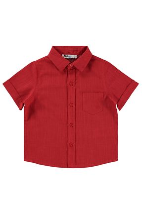 Erkek Çocuk Gömlek 2-5 Yaş Kırmızı
