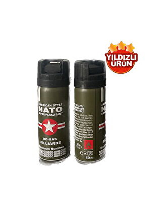 2'li Natoo Biber Gaz 50 ml İkili Büyük Boy Koruyucu Sprey