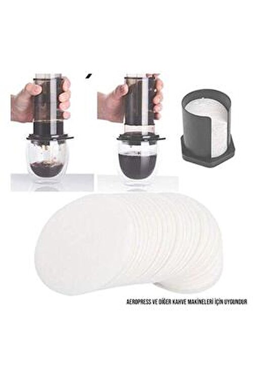 Aeropress Kahve Makinesi Filtre Kahve Kağıdı 350 Adet