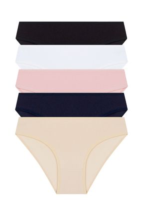 Basic Pamuklu Kadın Bikini Külot 5'li Paket