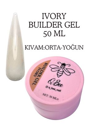 50ml Protez Tırnak Jeli Builder Gel Ivory