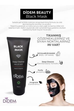 Soyulabilir Black Mask 75 ml