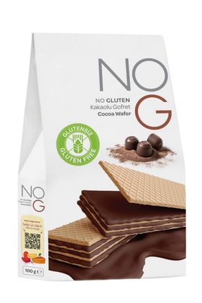 Glutensiz Kakaolu Gofret - Cocoa Wafer