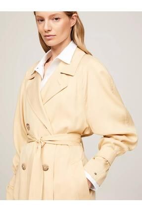 Tommy Hilfiger BLEND FLUID TRENCH Fiyat Yorumlar Trendyol