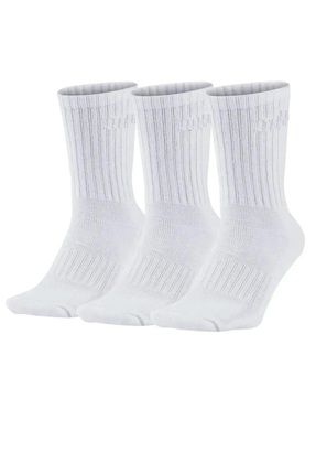 3'lü Beyaz Sporcu Çorap Seti