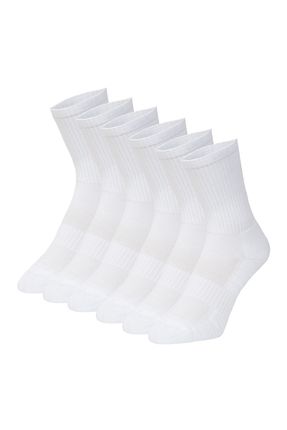 Erkek-kadın Spor Çorap, Antibakteriyel, Esnek, Dikişsiz Premium Çorap (beyaz, 6 Çift)
