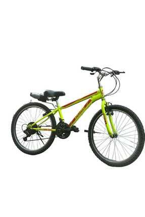 24 Jant Bisiklet neon sarı otomatik vites