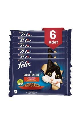 Felix Sığır Etli Kedi Avantajlı Paket (4x85) Gr