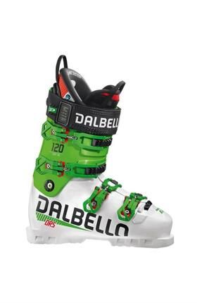 Drs 120 Unisex Yarış Kayak Ayakkabısı Beyaz / Yeşil