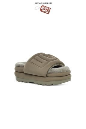 Green top ugg slides