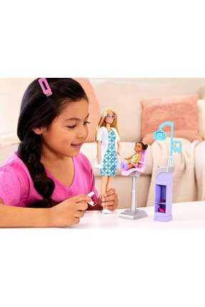 Doktorculuk Barbie Diş Hekimi Oyun Seti Aksesuarlı