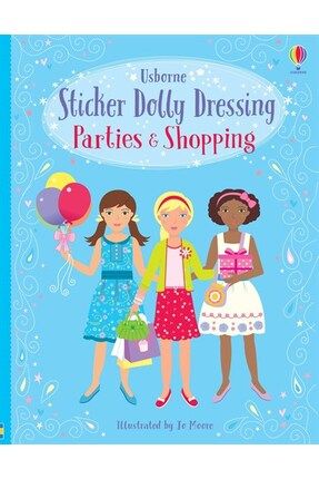 Sticker Dolly Dressing Parties & Shopping