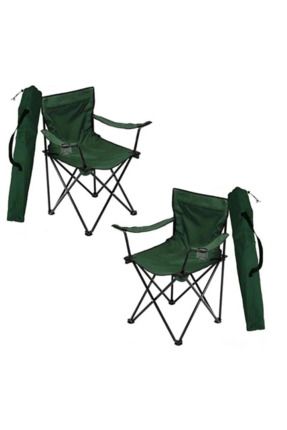 Kamp Sandalyesi - Yeşil - 2 Adet