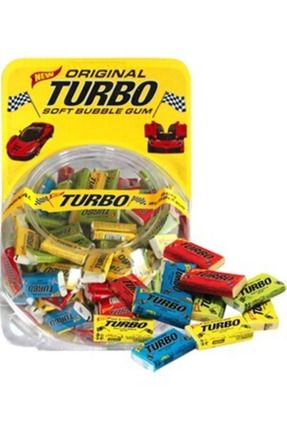 300 adet TuttiFrutti Aromalı Araba Resimli Turbo Sakız - Nostaljik Hediye Sakız