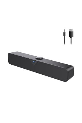Lenovo Ds102 Kablolu Usb/aux Stereo 6w Soundbar Taşınabilir Hoparlör Siyah