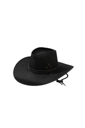 Kovboy Model Fötr Bağlamalı Güneşten Koruyan Fötür Şapka
