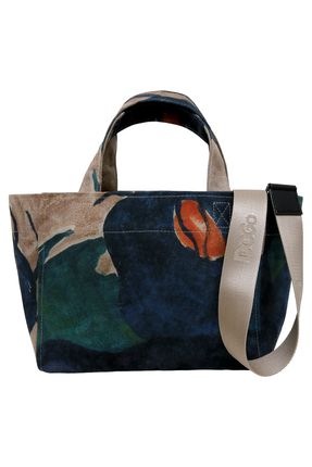 Kadın Vegan Çok Renkli Medium Tote Bag - Petals Tasarım