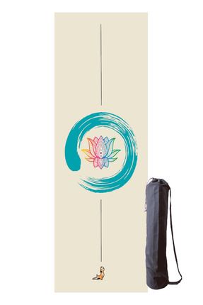 Reflect Series 4.1 mm Enso Lotus Doğal Kauçuk Kaydırmaz Yoga Matı