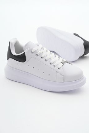 Unisex Beyaz Siyah Spor Ayakkabı V2alx