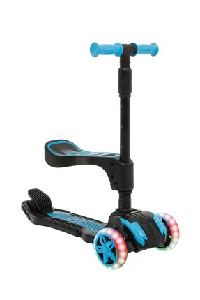 Cool Wheels Led Işıklı Oturaklı Mavi Combo Scooter