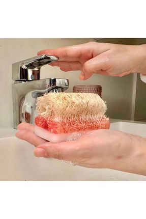 Gül suyu - keci sütlü kabak lifli sabun