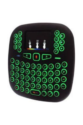 I18 Mini Kablosuz Klavye Touch Pad Işıklı Klavye