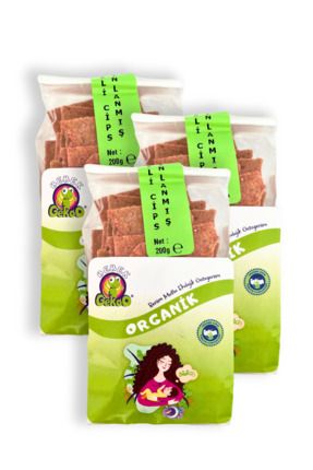 Organik Cips | Fırınlanmış - Pancar - Soğan - Zeytinyağlı - 200g - 3 Adet