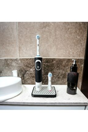 Şarjlı ve Pilli Diş Fırçası Tutucu - Banyo Düzenleyici - Diş Fırçası Makina Standı