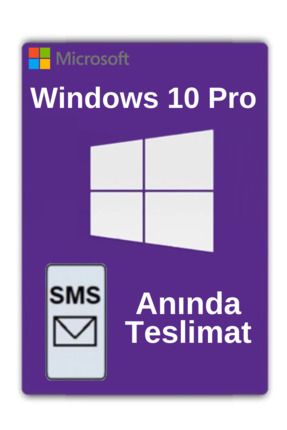 Windows 10 Pro Lisans -aktifleştirme Etkinleştirme Lisans - Süresiz - Sms Hemen Teslim