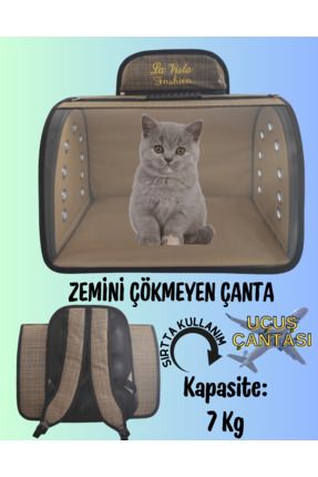 Kedi Köpek Sırt Taşıma Çantası Flybag Tomris Haki