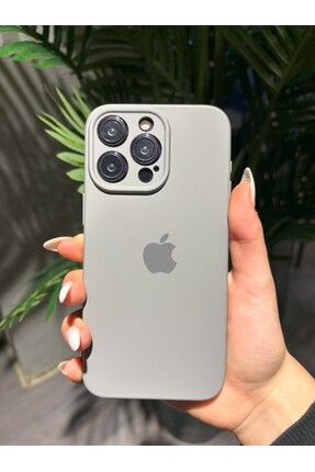 iPhone 15 Pro Max ile Uyumlu Premium Kalite Kadife İç Dokulu Kamera Korumalı Lansman Telefon Kılıfı