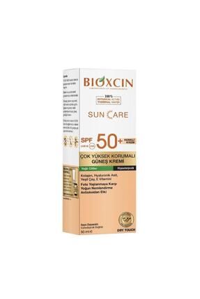 Sun Care Spf50 Yağlı Ciltler Için Renkli Güneş Kremi 50 ml