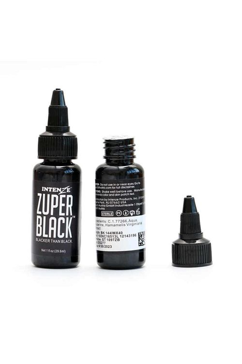 Intenze Dovme Boyasi Intenze Zuper Black Koyu Siyah Renk 30 Ml Fiyati Yorumlari Trendyol