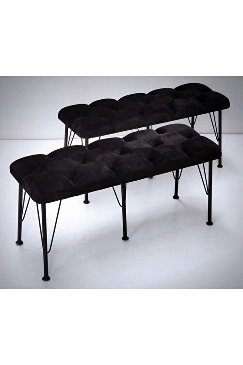 Yirmi15 Metal Ayakli Babyface Puf Bench Ikili Fiyati Yorumlari Trendyol