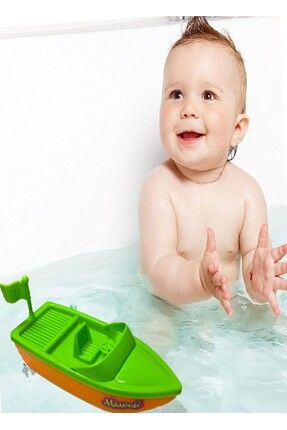 Oyuncak Manuel Tekne Banyo Havuz ve Plaj Oyuncağı 18X6 cm Ebatında