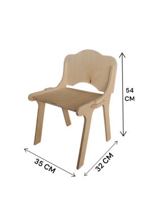 Çocuk Sandalyesi Uzun Ömürlü Ahşap portatif demonte sandalye piknin sandalyesi