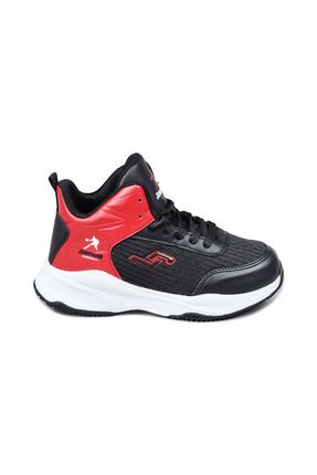 28119 Siyah - Kırmızı Üniseks Çocuk Basketbol Spor Ayakkabısı
